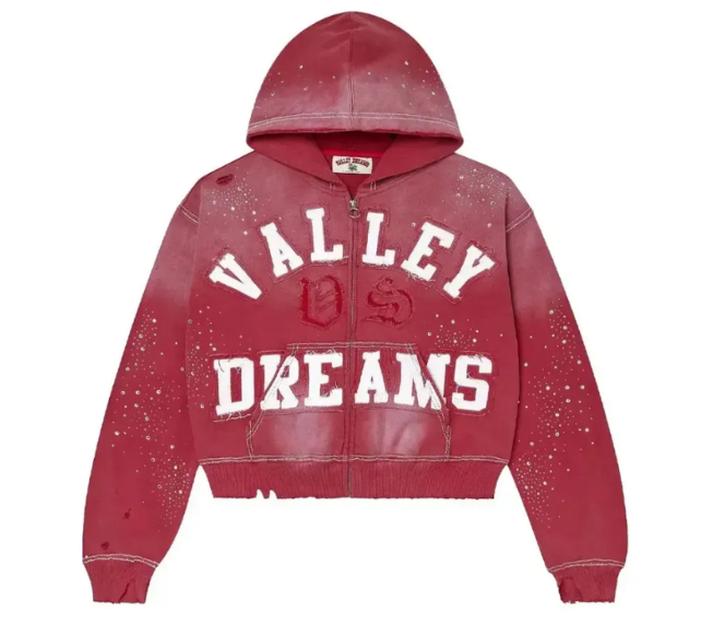 Moletom Valley "Classico Zip Up" Vermelho