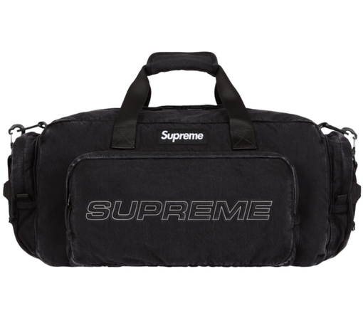 Duffle Bag Supreme FW25 "Denim" Preto