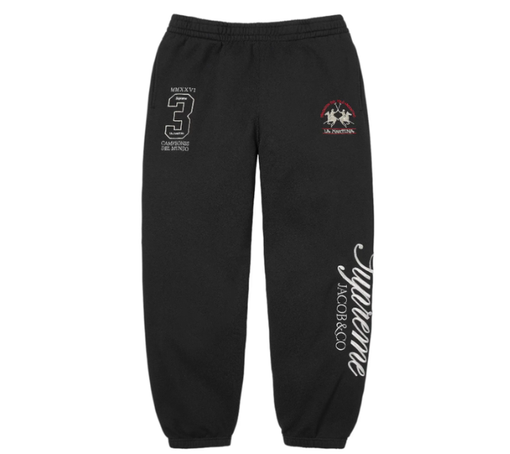 Calça Supreme x La Martina x Jacob & Co "Black" Preto