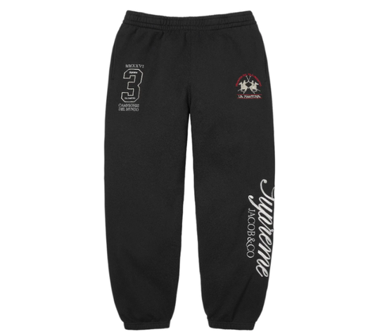 Calça Supreme x La Martina x Jacob & Co "Black" Preto 642