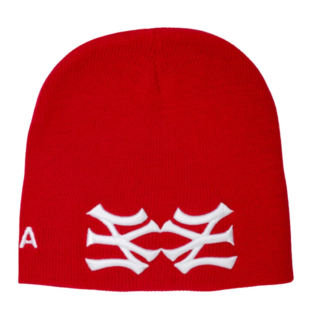 Touca Oma Design "Ny Ny Skully" Vermelho
