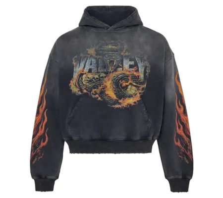 Moletom Valley "Serpent" Preto