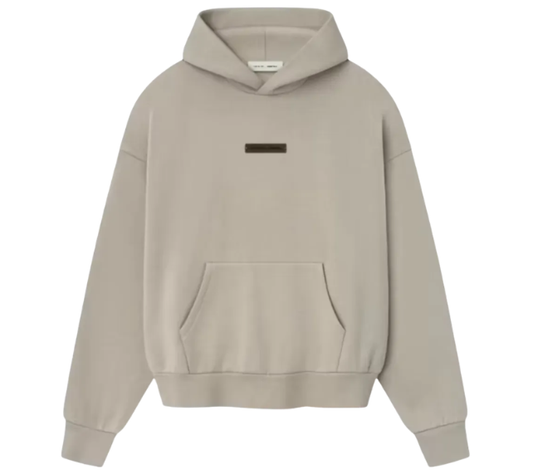 Moletom Fear of God Essentials Classic Fleece Hoodie SS25 "Timber" Bege 642