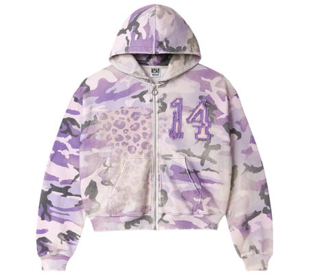 Moletom Valley "Wayne Zip Up" Roxo