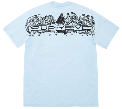 Camiseta Supreme SS26 "Supper" Azul