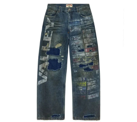 Calça Valley "Glitch" Azul