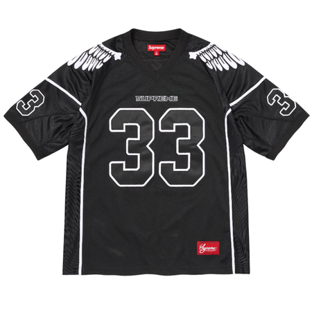 Jersey Supreme SS26 "Wings Football" Preto