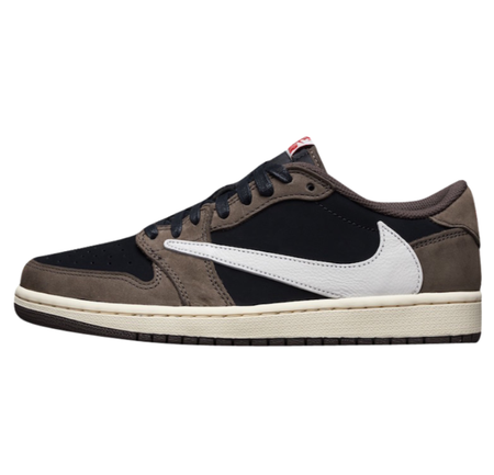 Tênis Nike Jordan 1 Retro Low OG SP Travis Scott "Dark Mocha" Marrom