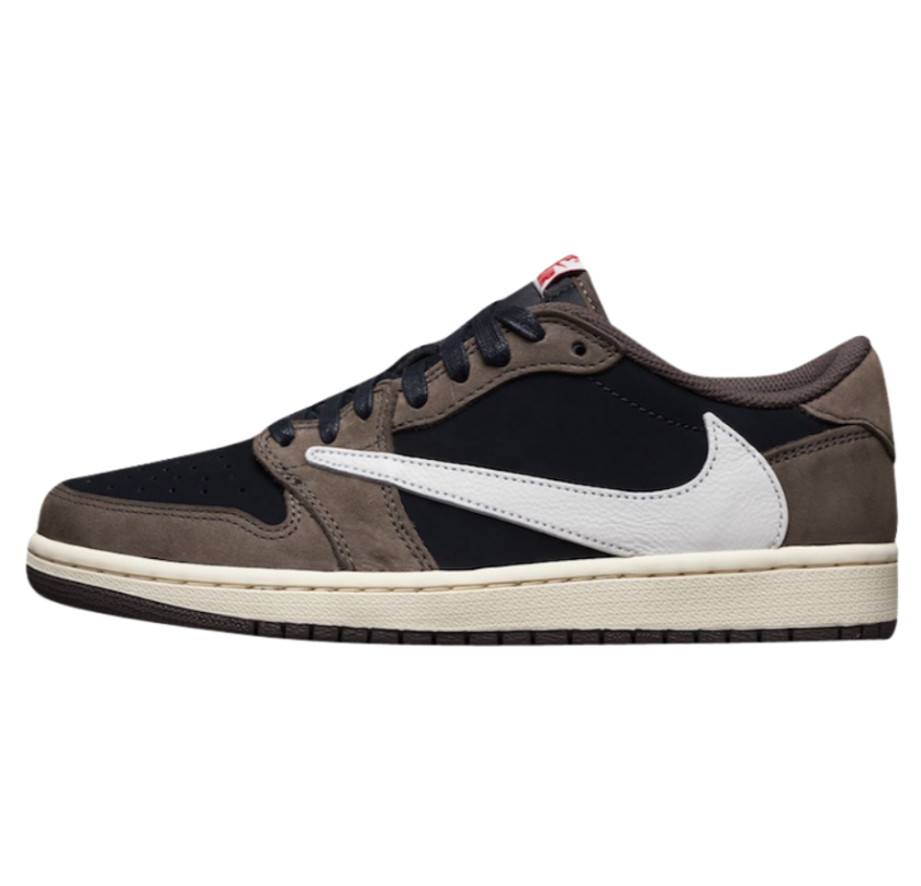 Tênis Nike Jordan 1 Retro Low OG SP Travis Scott "Dark Mocha" Marrom