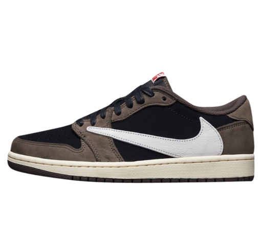 Tênis Nike Jordan 1 Retro Low OG SP Travis Scott "Dark Mocha" Marrom