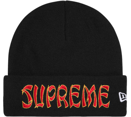 Touca Supreme FW26 x New Era "Action" Preto