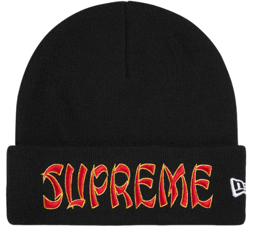 Touca Supreme FW26 x New Era "Action" Preto