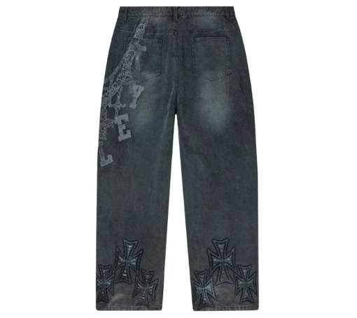 Calça Valley "Chain Painters Asphalt" Preto