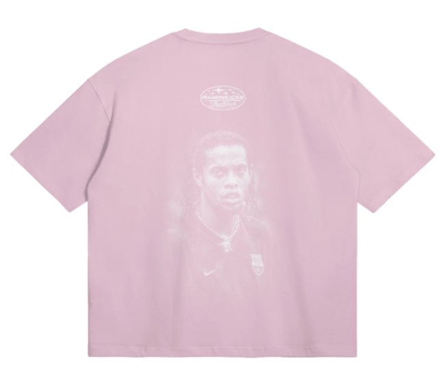 Camiseta Raminkicks "Football Heritage Ronaldinho" Rosa