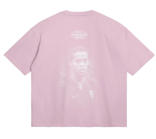 Camiseta Raminkicks "Football Heritage Ronaldinho" Rosa