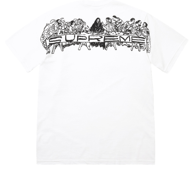 Camiseta Supreme SS26 "Supper" Branco