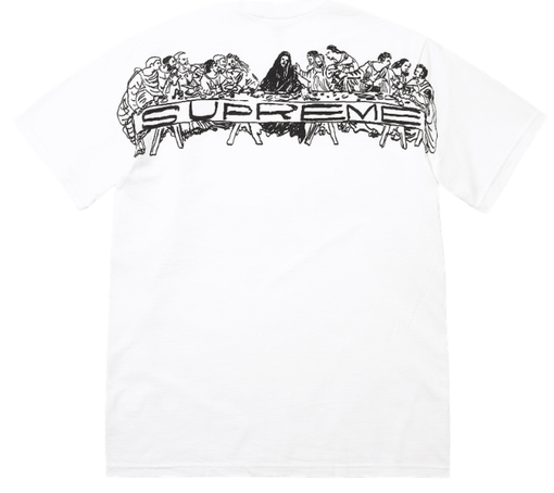 Camiseta Supreme SS26 "Supper" Branco
