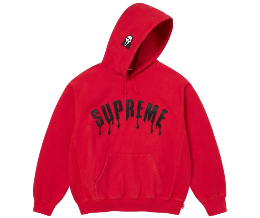 Moletom Supreme SS26 "Ghostface" Vermelho