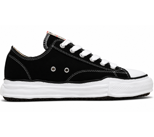 Tênis Mihara Yasuhiro "Peterson OG Sole Canvas Low Black" Preto