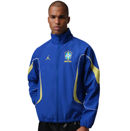 Jaqueta Air Jordan "Hino Brasil" Azul