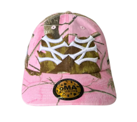 Boné Oma Design "NY NY Curved Brim Hat Realtree Pink" Rosa