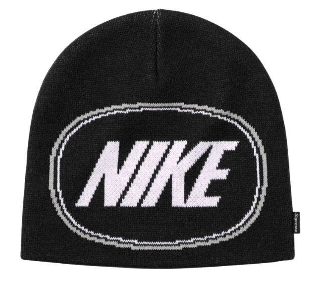 Touca Supreme FW26 x Nike "Oval" Preto