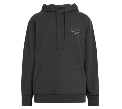 Moletom All Saints "Redact Pullover Embroidered Logo" Estonado