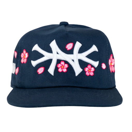 Boné Oma Design "NY CHerry Blossom" Azul Marinho