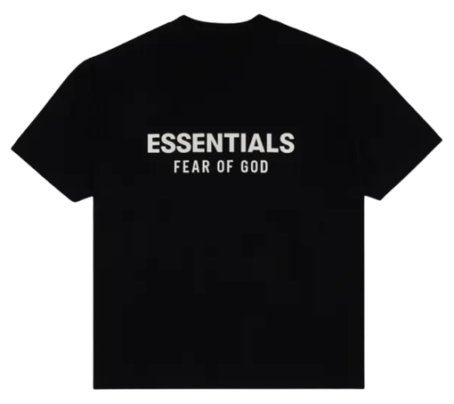 Camiseta Fear of God Essentials "Classic Short Sleeve Tee Vintage Black" Preto