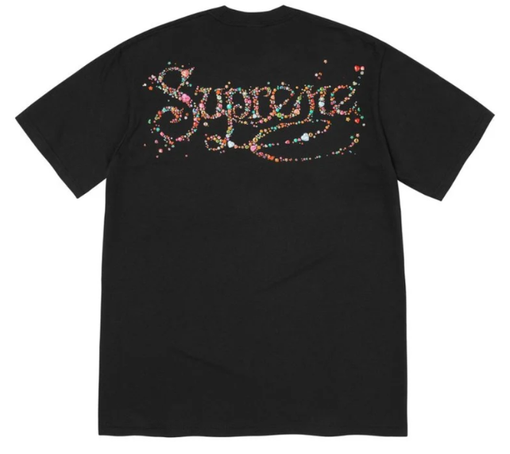 Camiseta Supreme FW26 "Gems" Preto