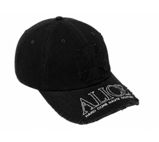 Boné Alice Hollywood "Atelier Logo 2.0" Preto