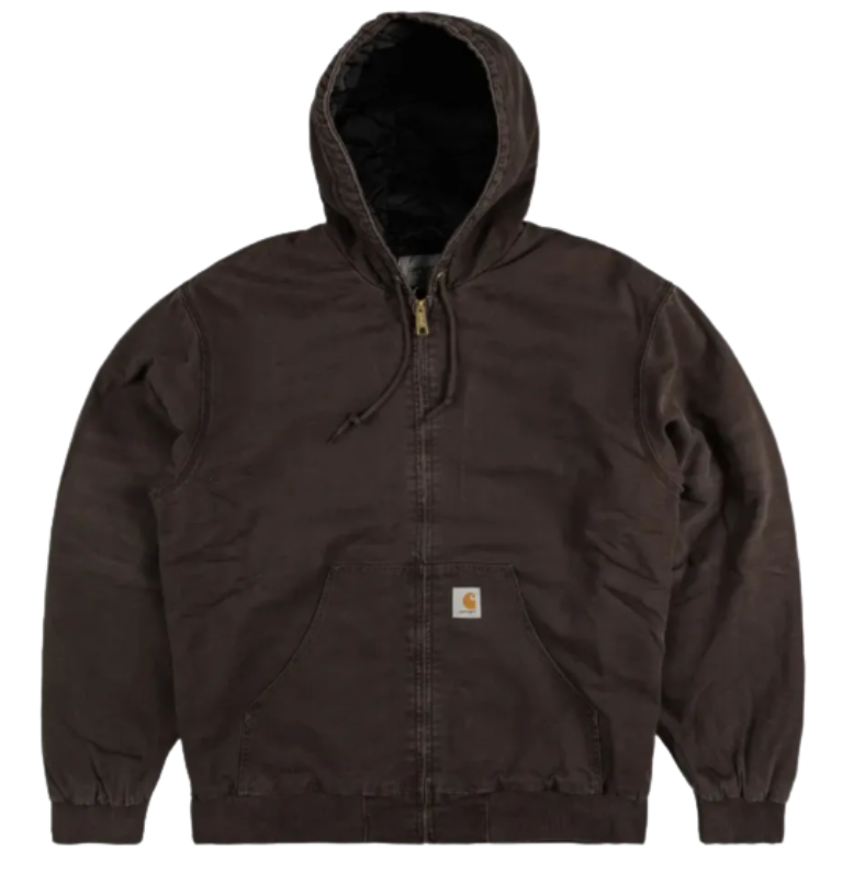Jaqueta Carhartt "WIP Active Tobacco Stone Canvas" Marrom