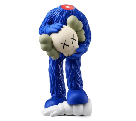 Boneco Kaws "Fellows Vinyl Figure Blue" Azul