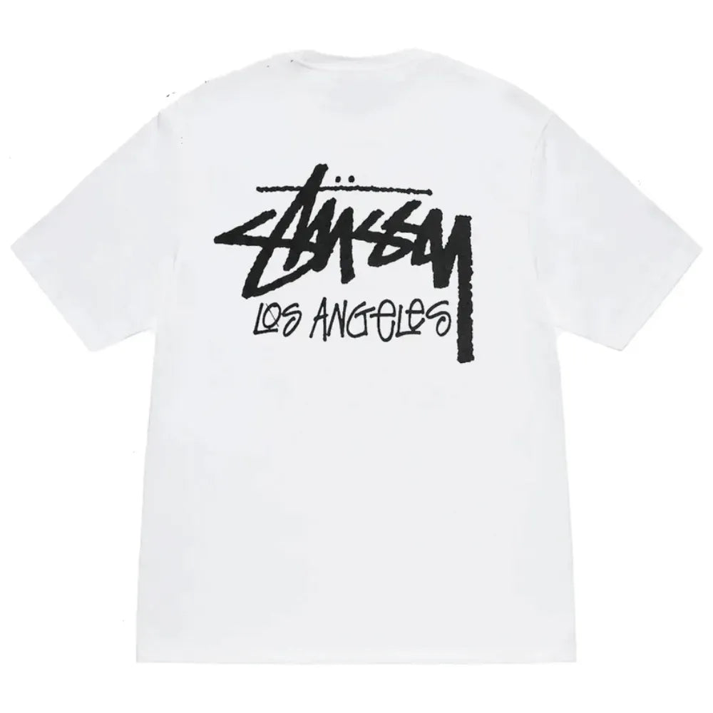 Camiseta Stussy Stock Los Angeles "White" Branco