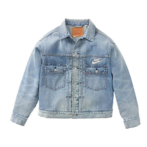 Jaqueta Jeans Nike x Levi's Light Blue Azul