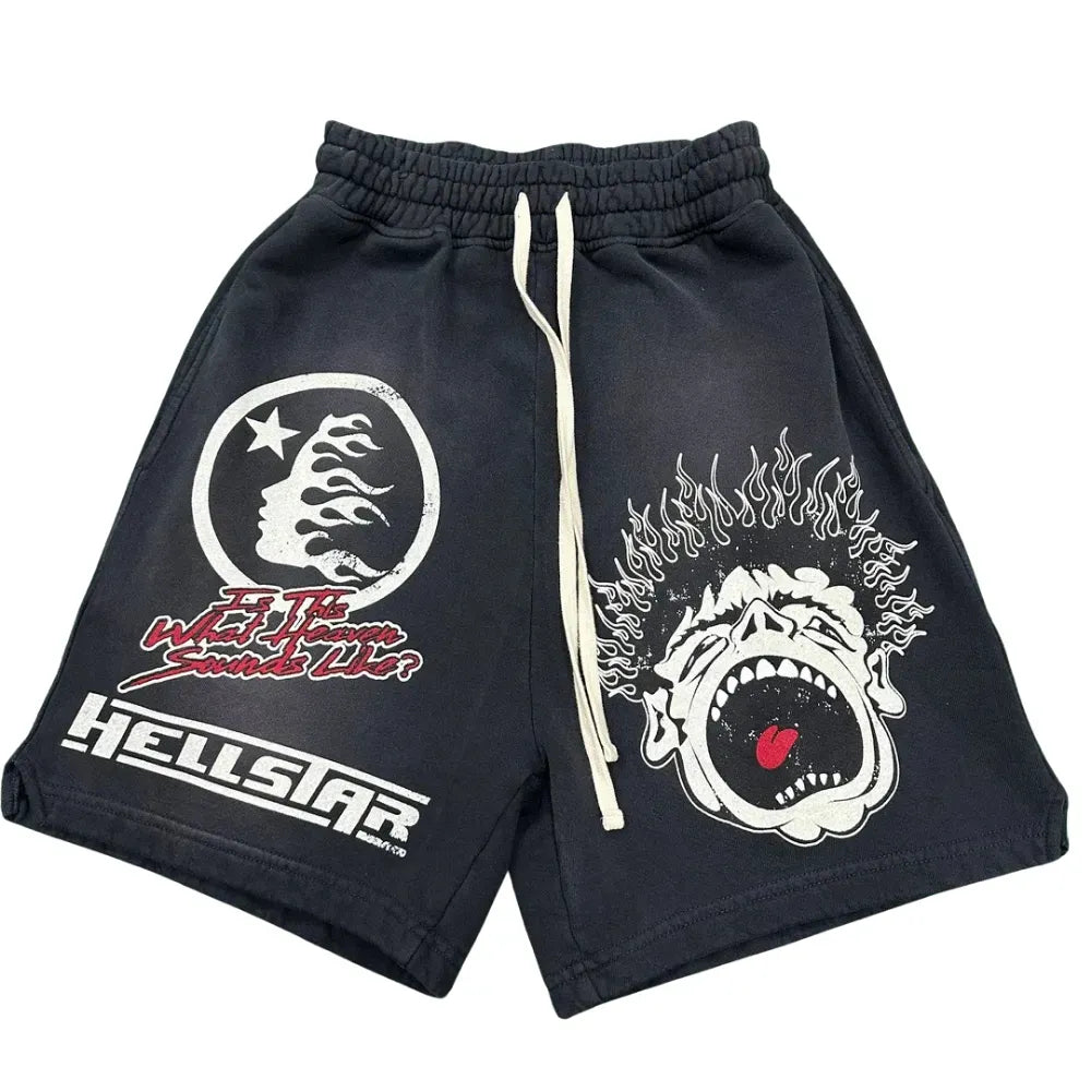 Shorts Hellstar Heaven on Earth Cinza