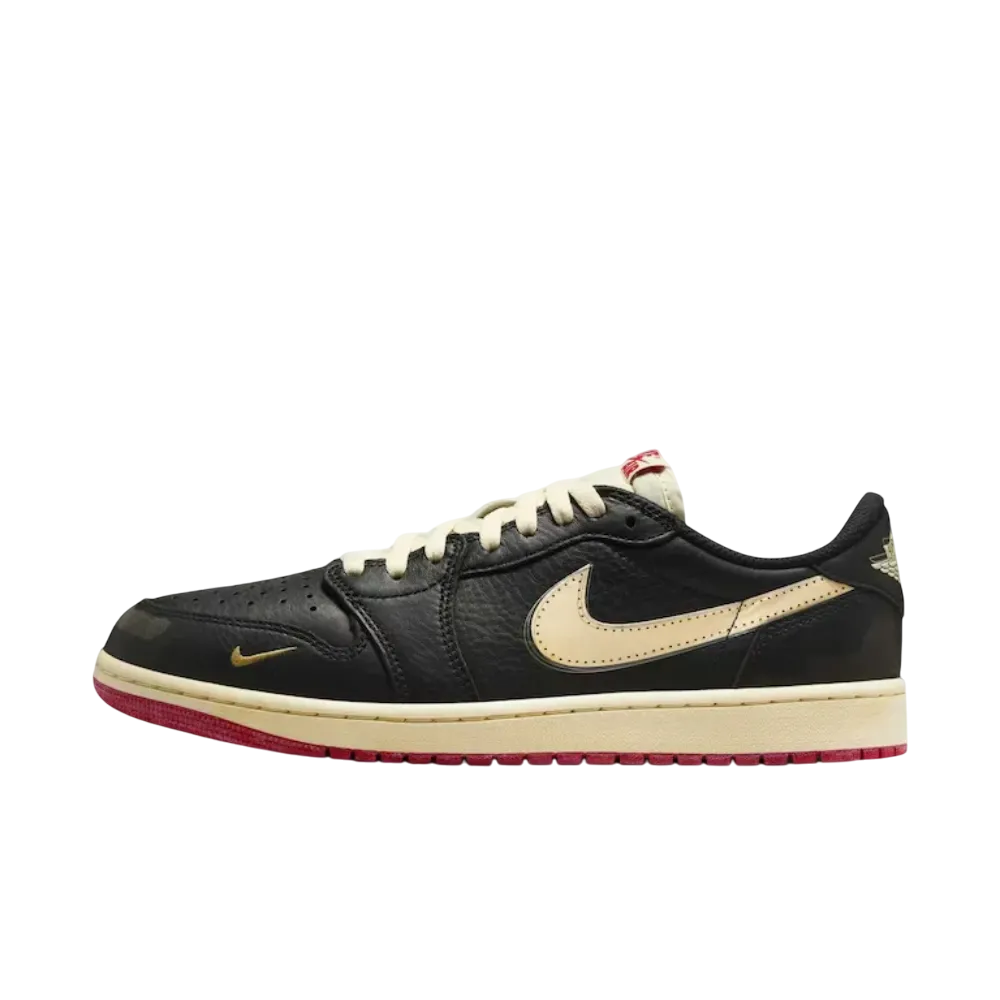 Tênis Air Jordan 1 Low x Nigel Sylvester Better With Time Preto