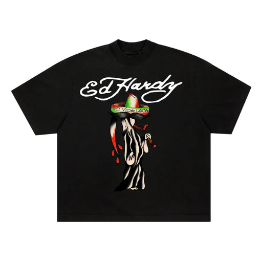 Camista Ed Hardy Muerte "Black" Preto