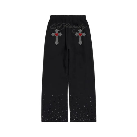 Calça Ed Hardy x Matue Cruz "Black" Preto