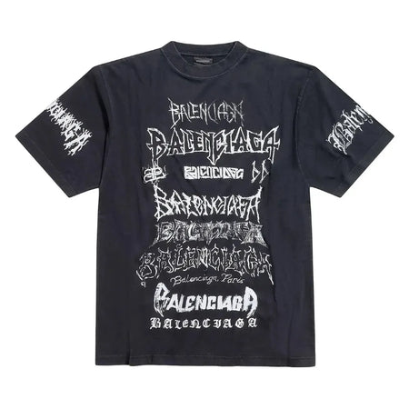 Camiseta Balenciaga DIY Metal Large Fit "Black" Preto