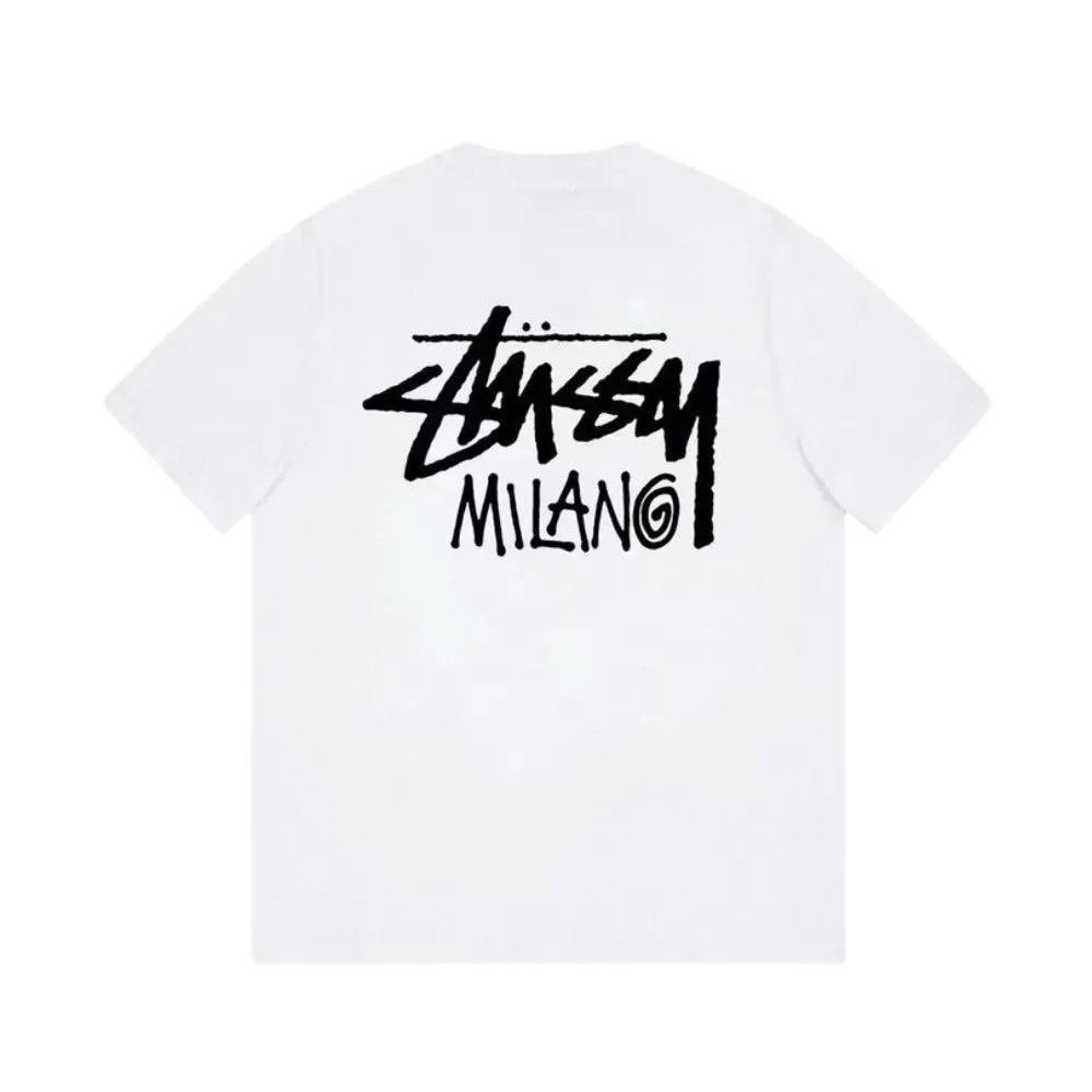 Camiseta Stussy Stock MIlano "White" Branco