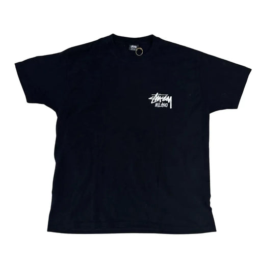 Camiseta Stussy Stock MIlano "Black" Preto