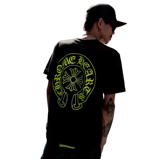 Camiseta Chrome Hearts "Horseshoe" Preto