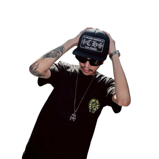 Camiseta Chrome Hearts "Horseshoe" Preto