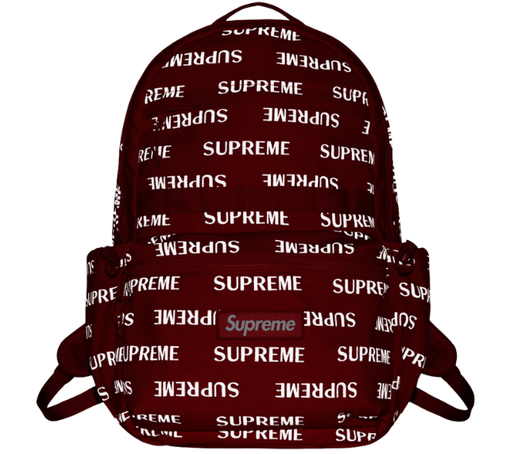 Mochila Supreme FW26 "Backpack" Vermelho