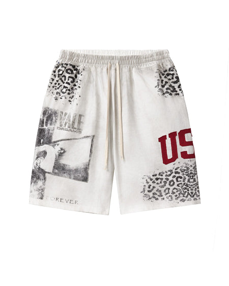 Shorts Valley Cheetah T-Shorts Branco