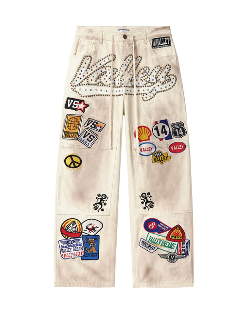 Calça Valley Crema 1980 s Painters Branco