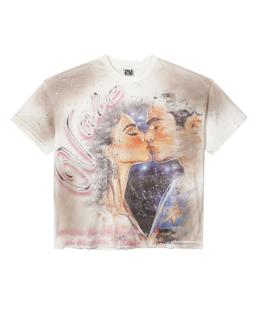 Camiseta Valley Fated Yours Bling Bege