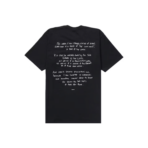 Camiseta Supreme x Corteiz "Rules The World" Preto