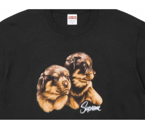 Camiseta Supreme FW26 "Puppies" Preto